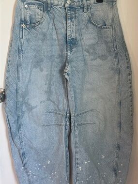 We Th Free Goodluck Midrise Barrel Jeans